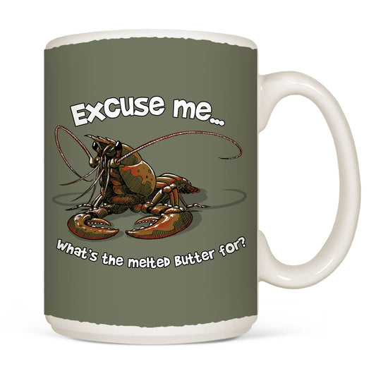Excuse Me Lobster - White 15oz Mug