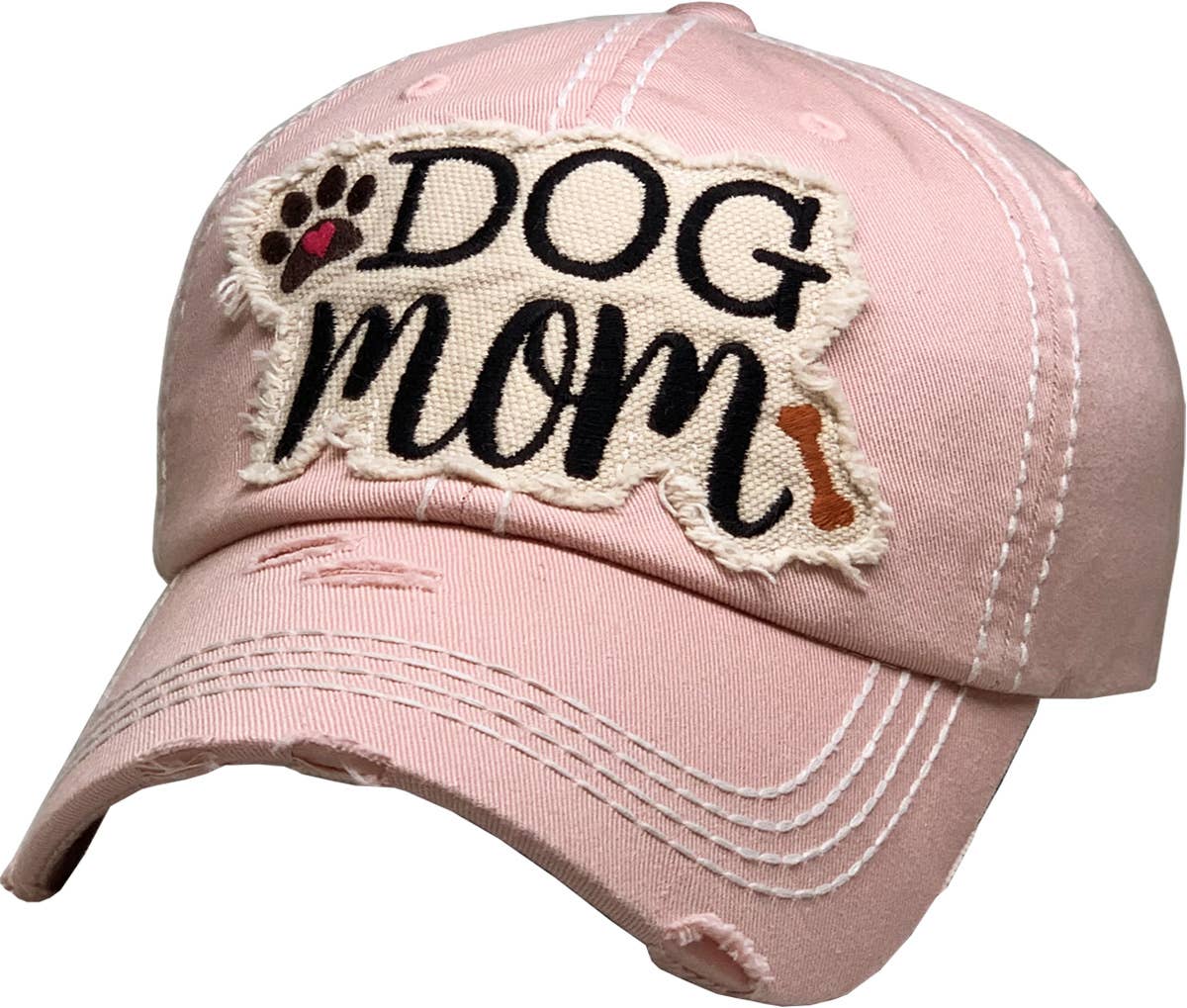 DOG MOM WASHED VINTAGE BALLCAP