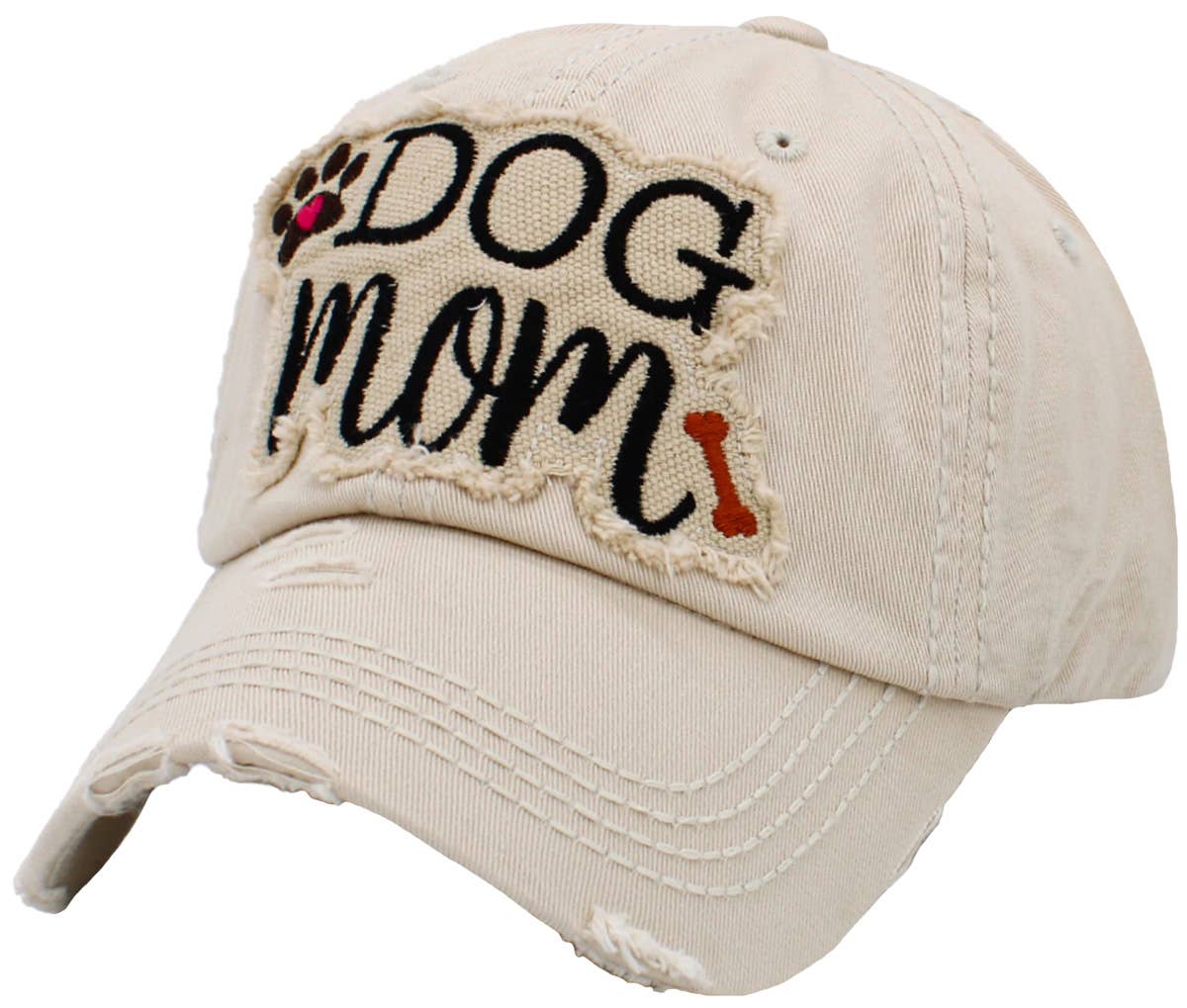 DOG MOM WASHED VINTAGE BALLCAP
