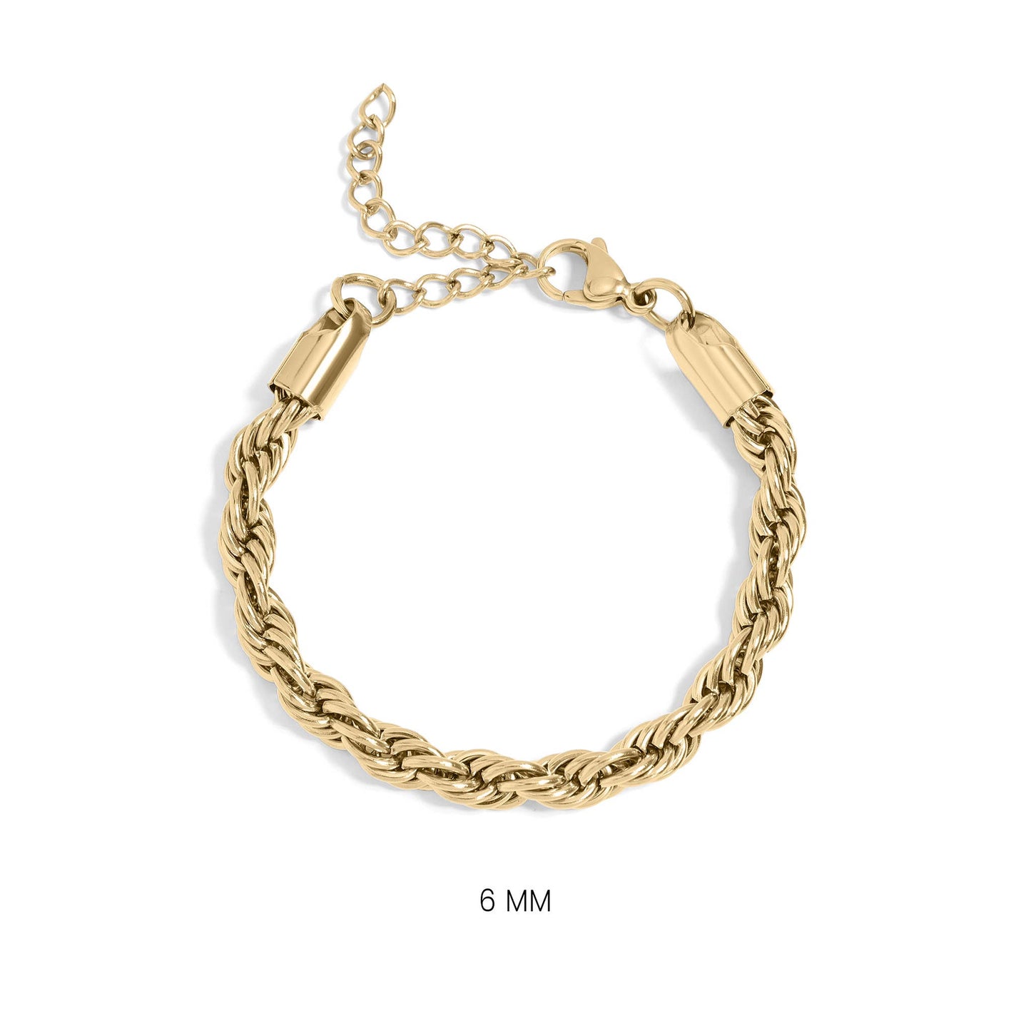 Rope Chain Bracelet / Anklet - Gold, Silver, Black