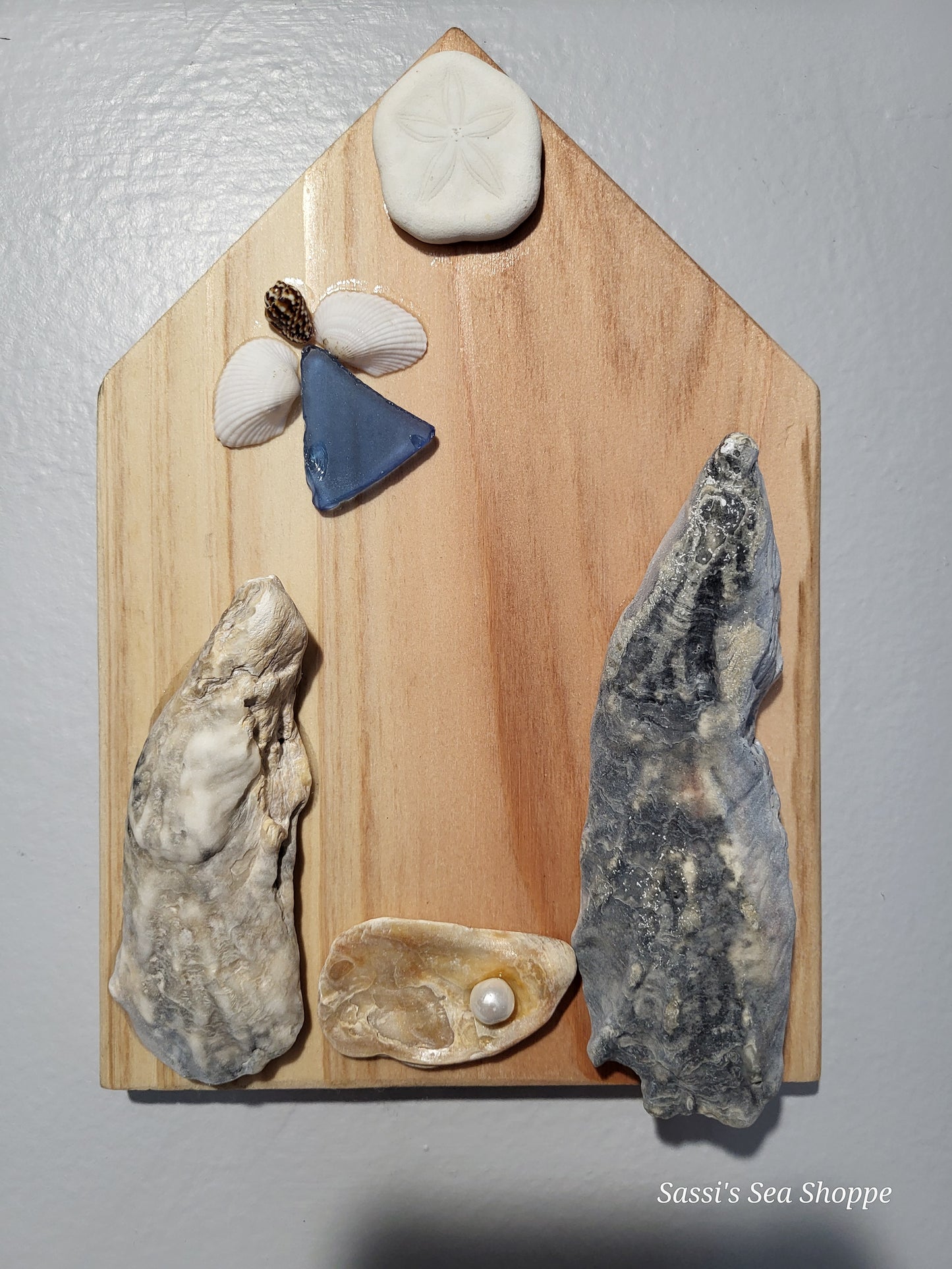 Christmas cedar plaques