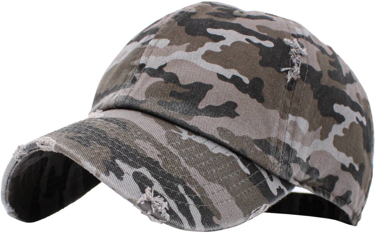 Vintage Distressed Washed Style Baseball Caps
