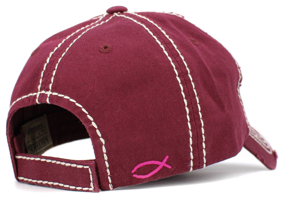 With God All Things Are Possible Vintage Ballcap