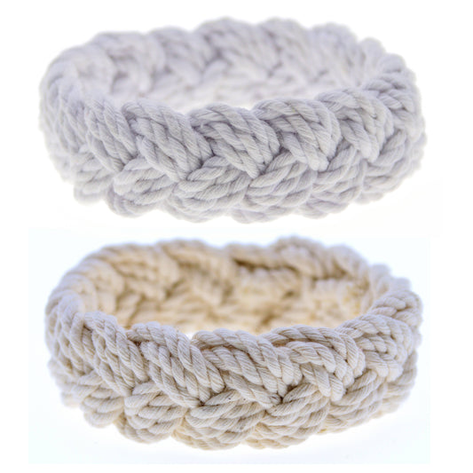 Handmade Sailor Knot bracelet- Natural Medium