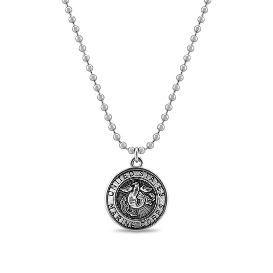 United States Marine Corps Stainless Steel Pendant Necklace