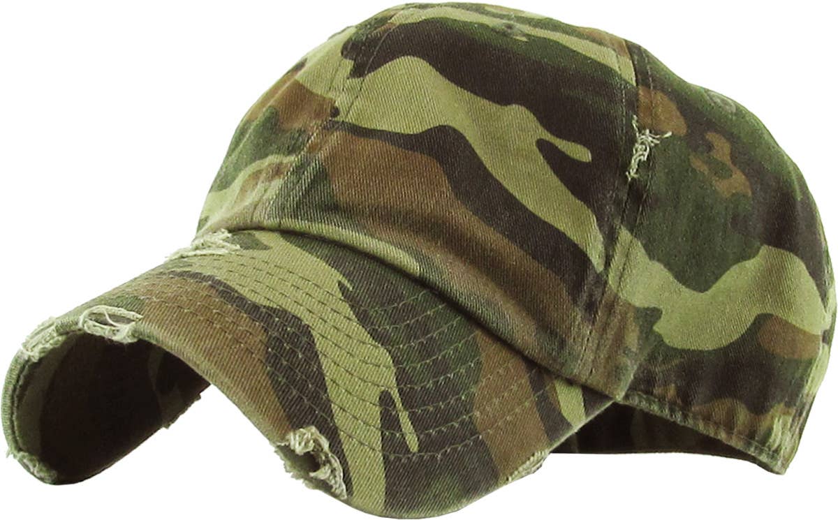 Vintage Distressed Washed Style Baseball Caps