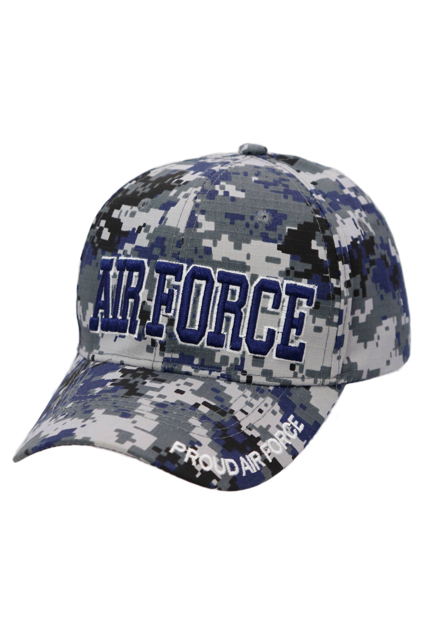 U.S. Military Branch Logo Digital Camo Baseball Cap