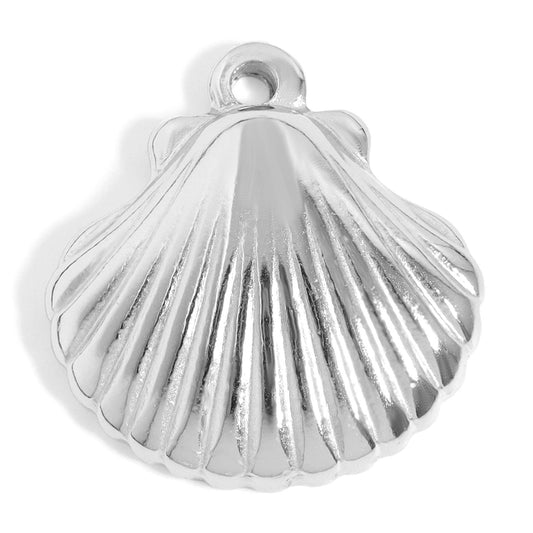 Stainless steel shell necklace
