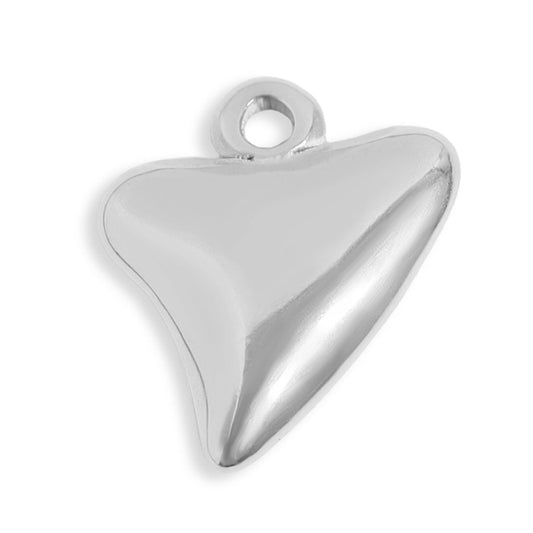 Stainless steel Shark Tooth Charm necklace