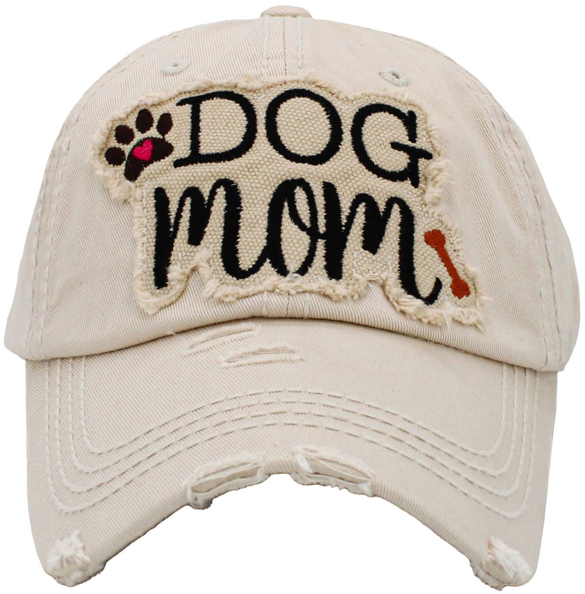 DOG MOM WASHED VINTAGE BALLCAP