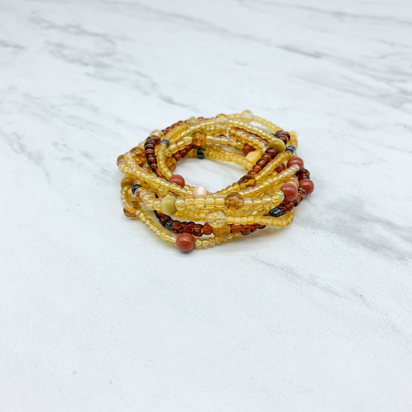 Stretch Glass Bead Bracelets