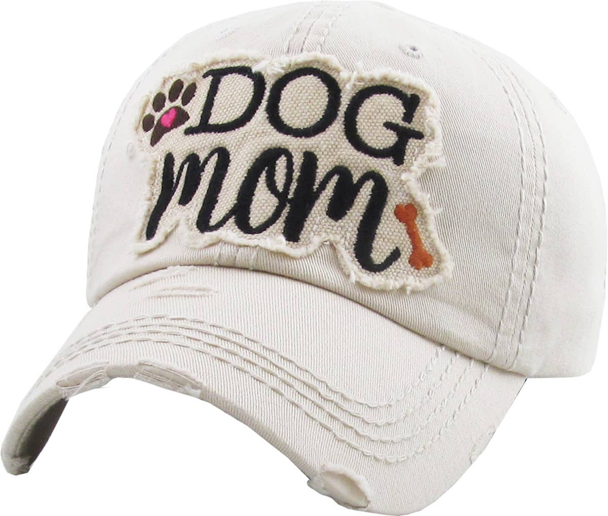 DOG MOM WASHED VINTAGE BALLCAP