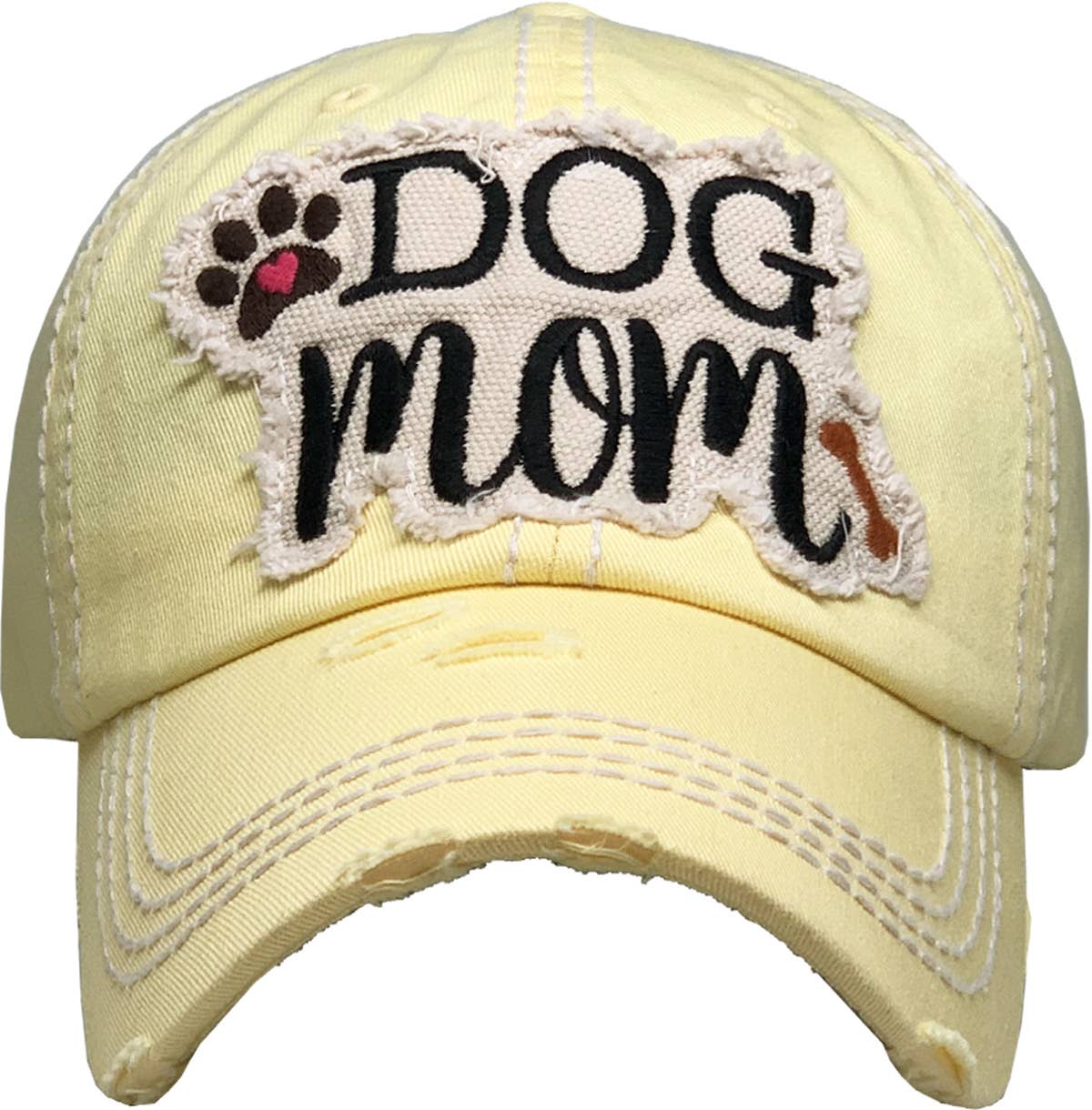 DOG MOM WASHED VINTAGE BALLCAP