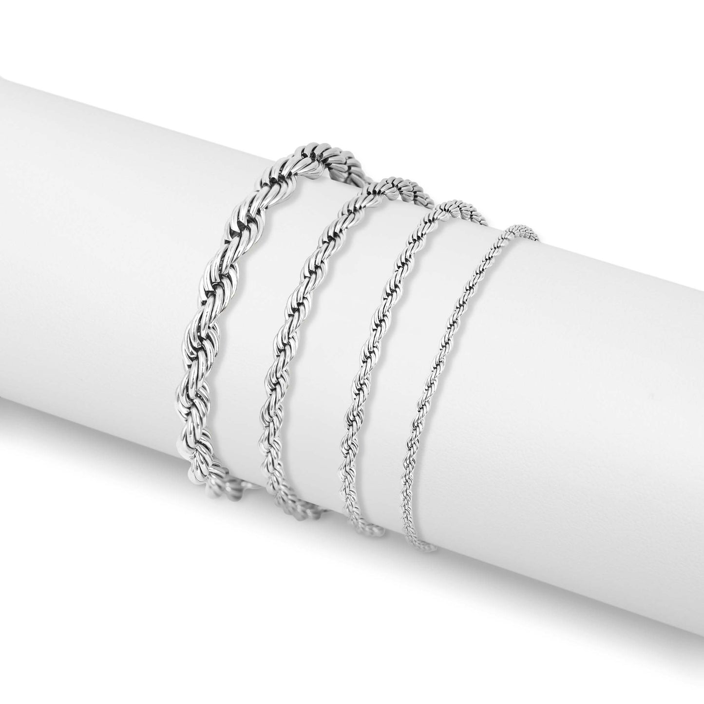 Rope Chain Bracelet / Anklet - Gold, Silver, Black