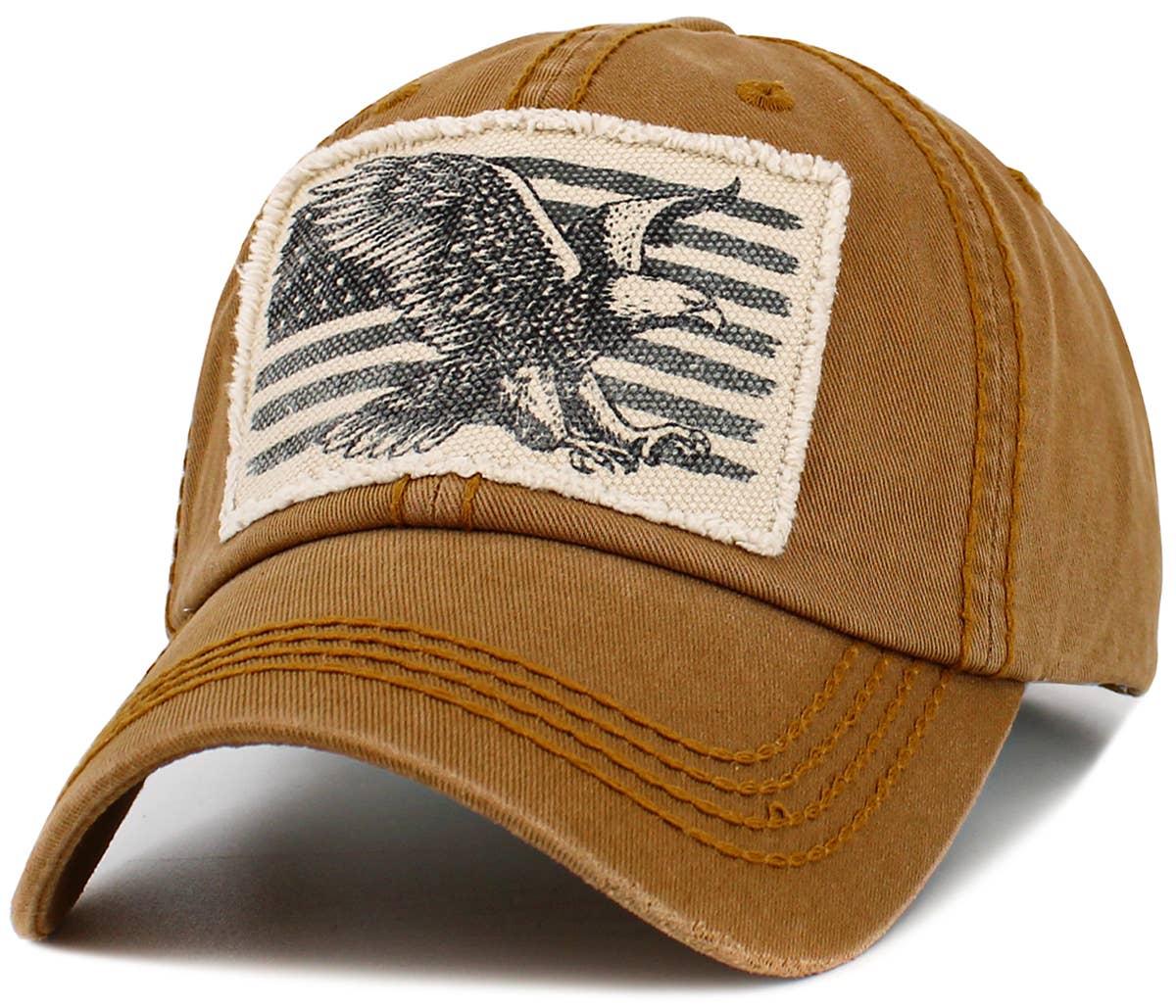 EAGLE FLAG VINTAGE BALLCAP