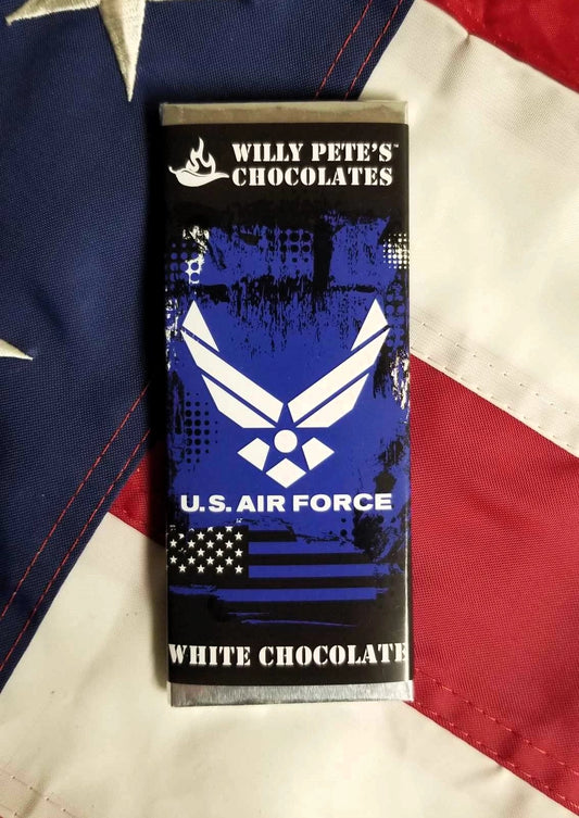 Air Force Chocolate Bar -White