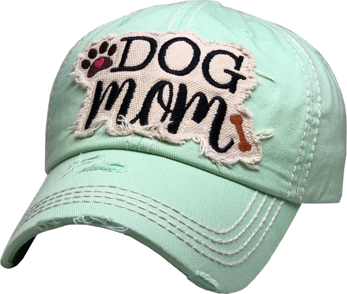 DOG MOM WASHED VINTAGE BALLCAP