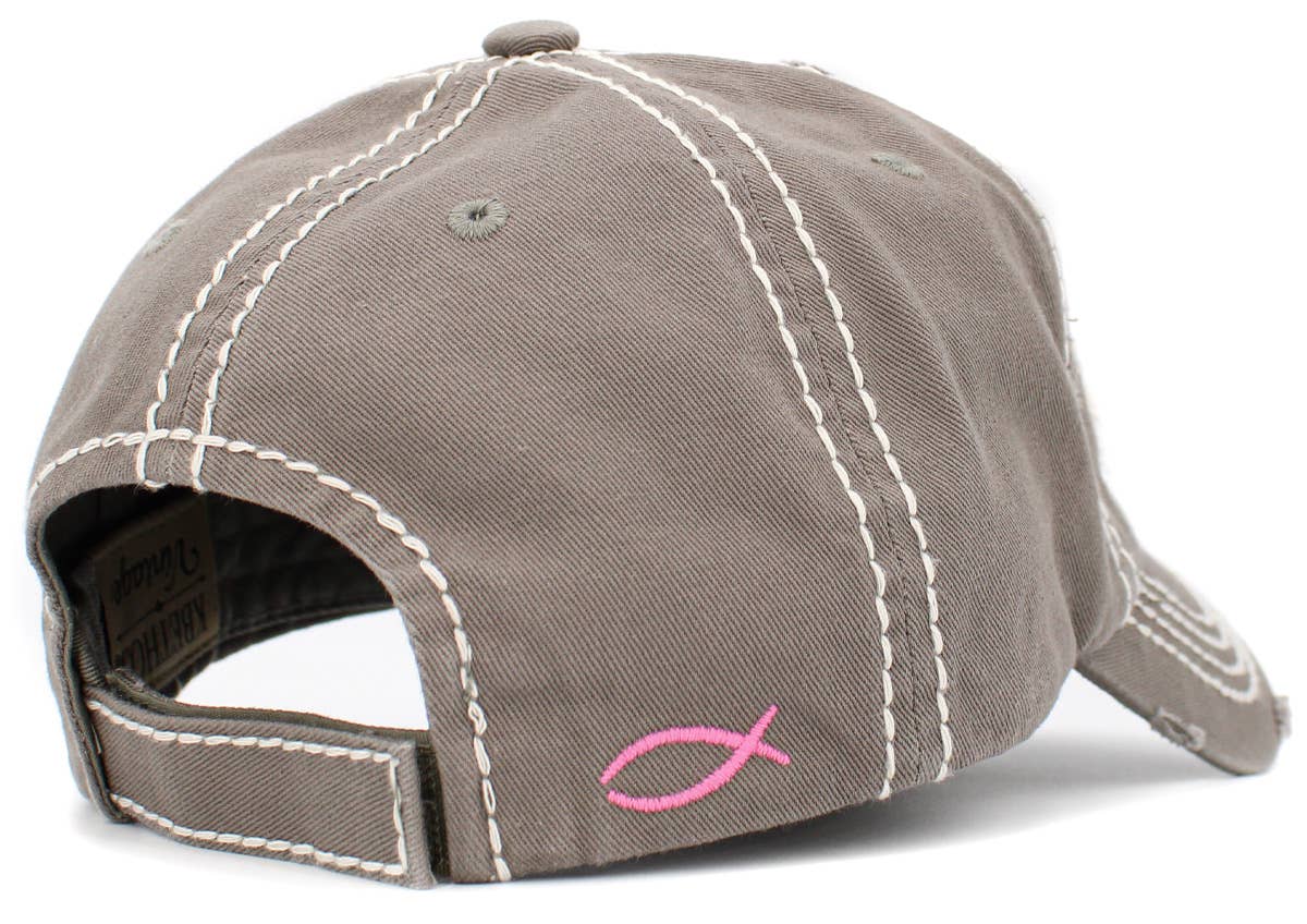 With God All Things Are Possible Vintage Ballcap