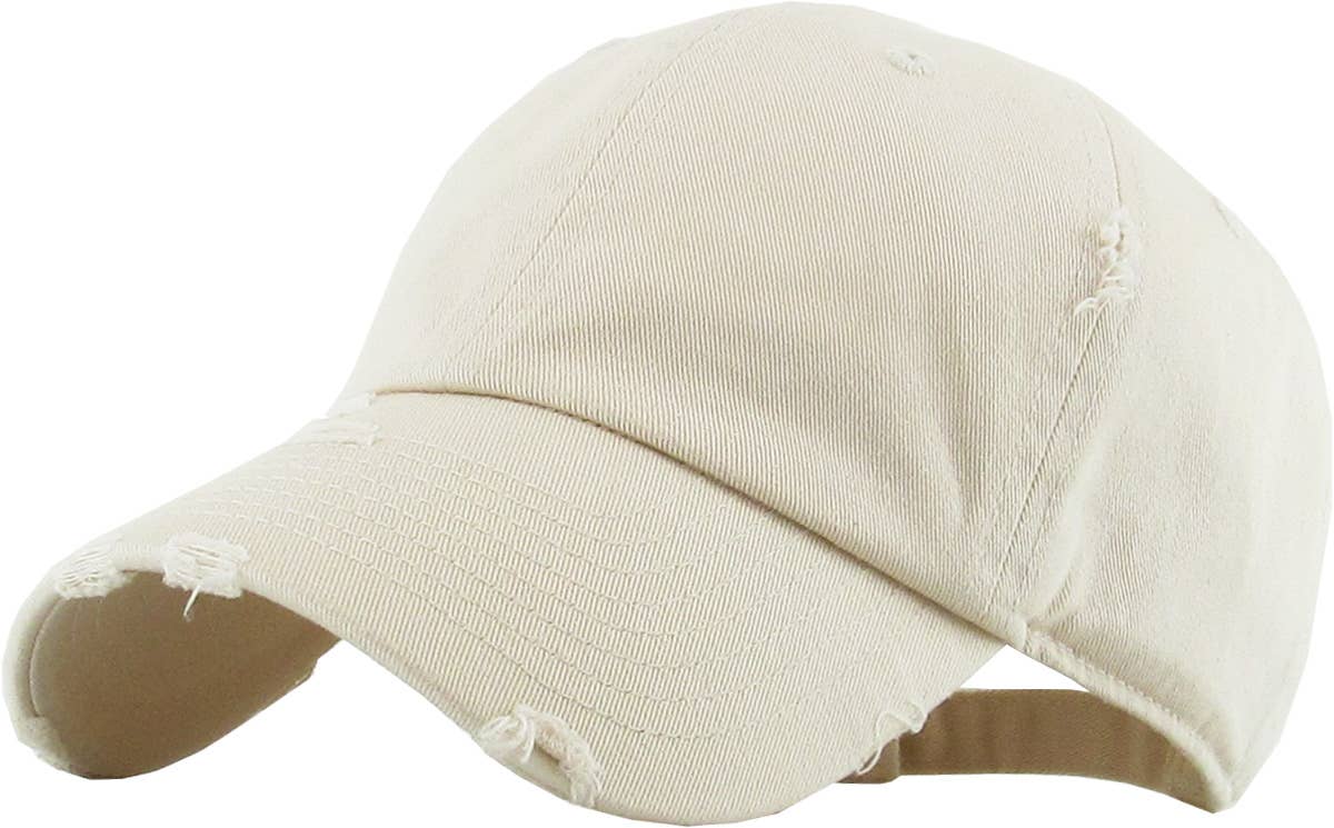 Vintage Distressed Washed Style Baseball Caps