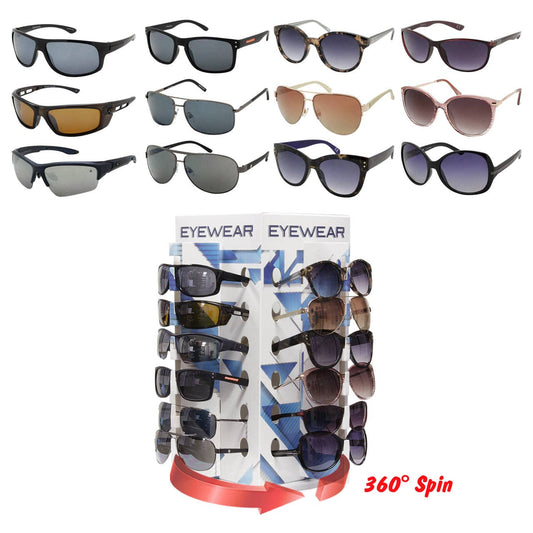 Foster Grant Sunglass Counter Display 48 PCS Assorted Styles