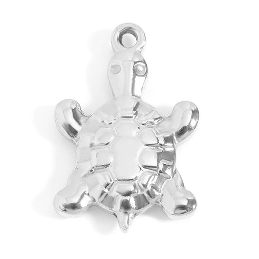 Stainless steel turtle necklace