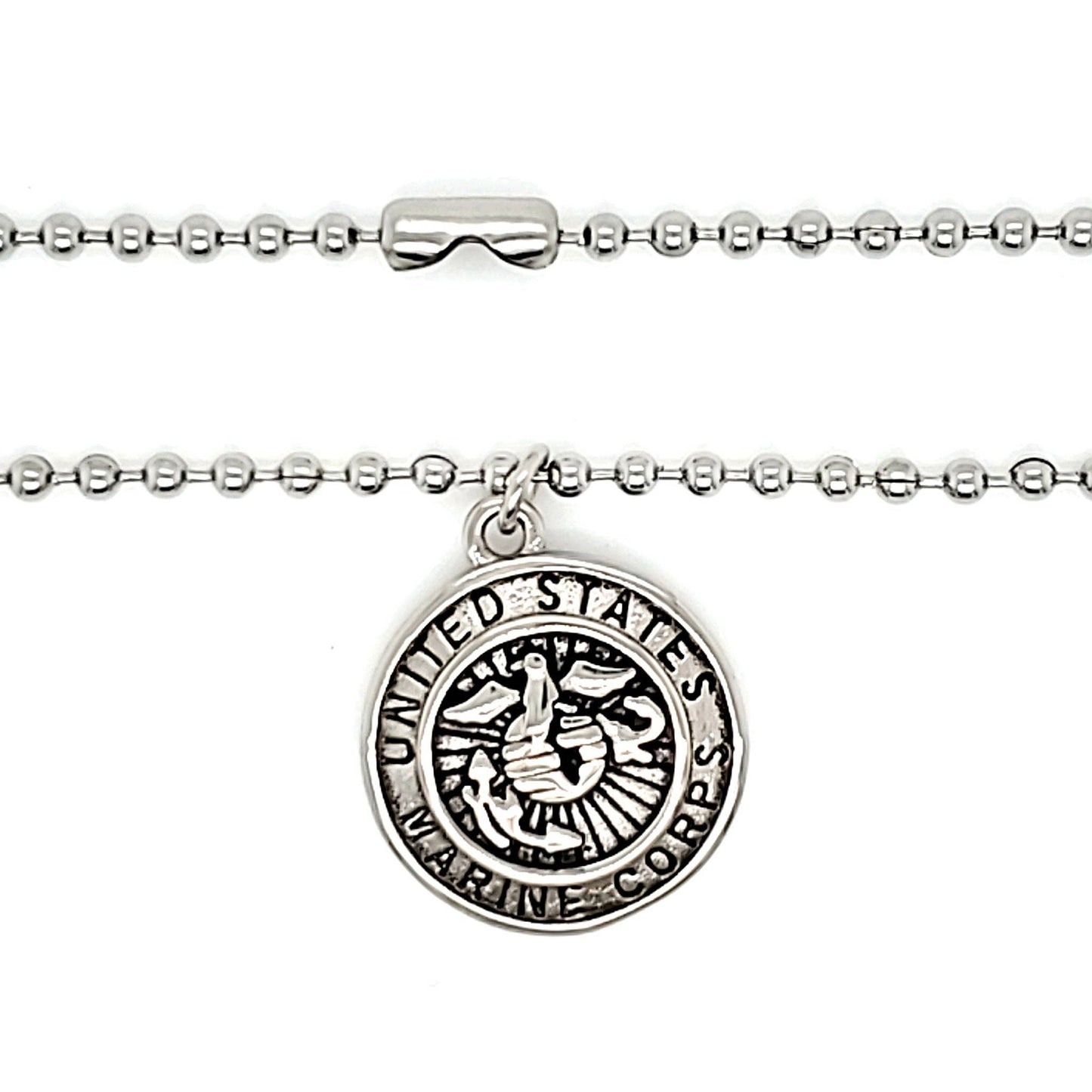 United States Marine Corps Stainless Steel Pendant Necklace