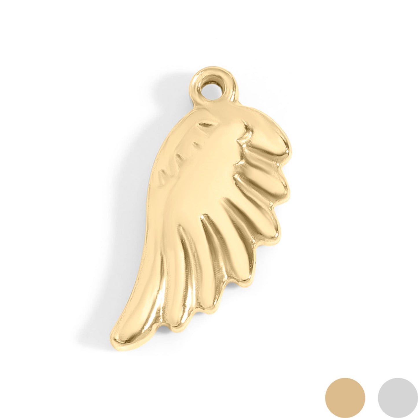 18K Gold PVD Angel wing necklace