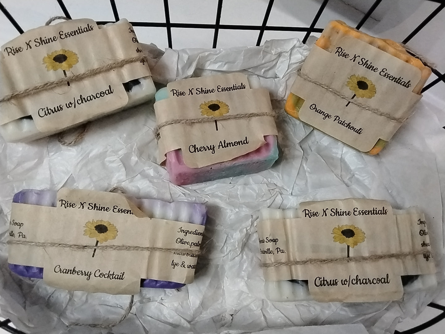 Hand made natural soaps