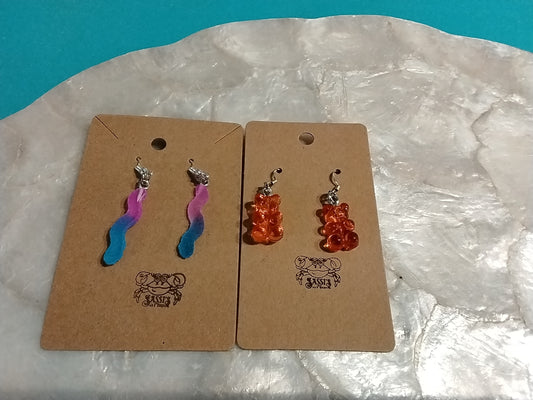 Gummy earrings