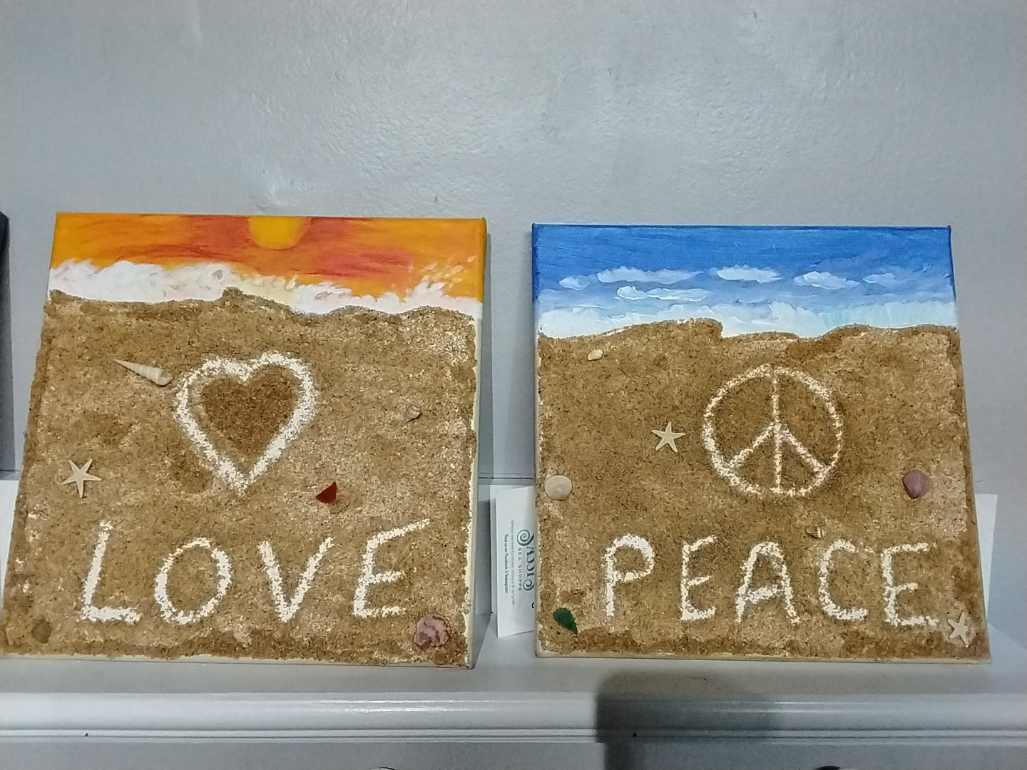 Canvas sand art