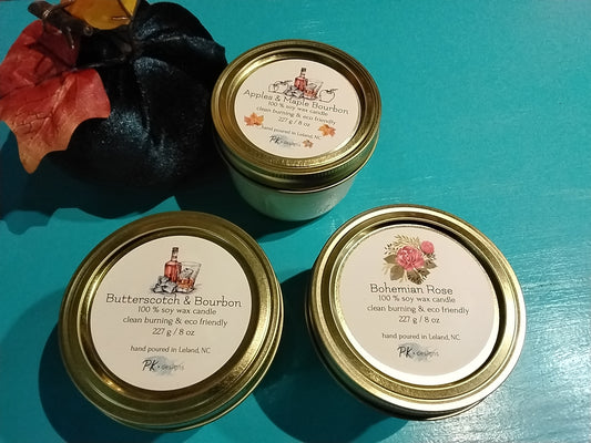 Soy candle assortment