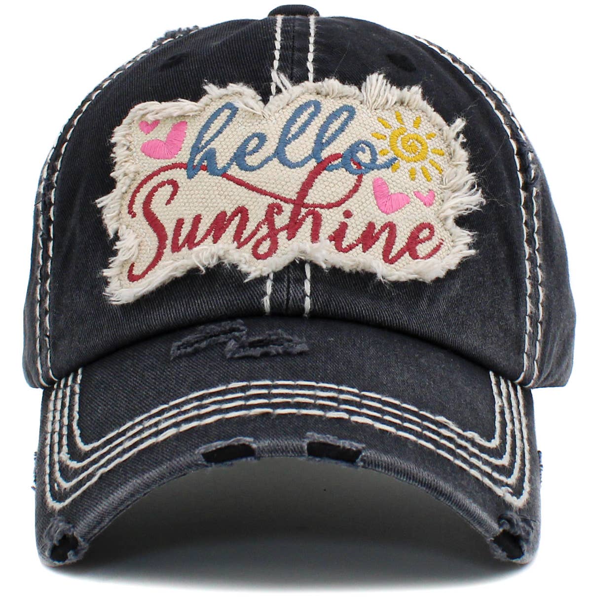 Hello Sunshine Washed Vintage Ballcap