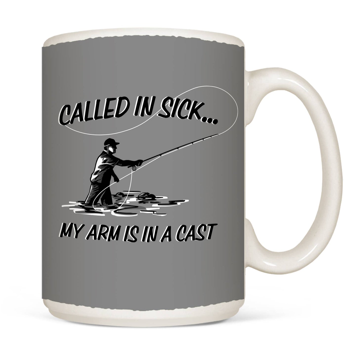Arm in a Cast - White 15oz Mug