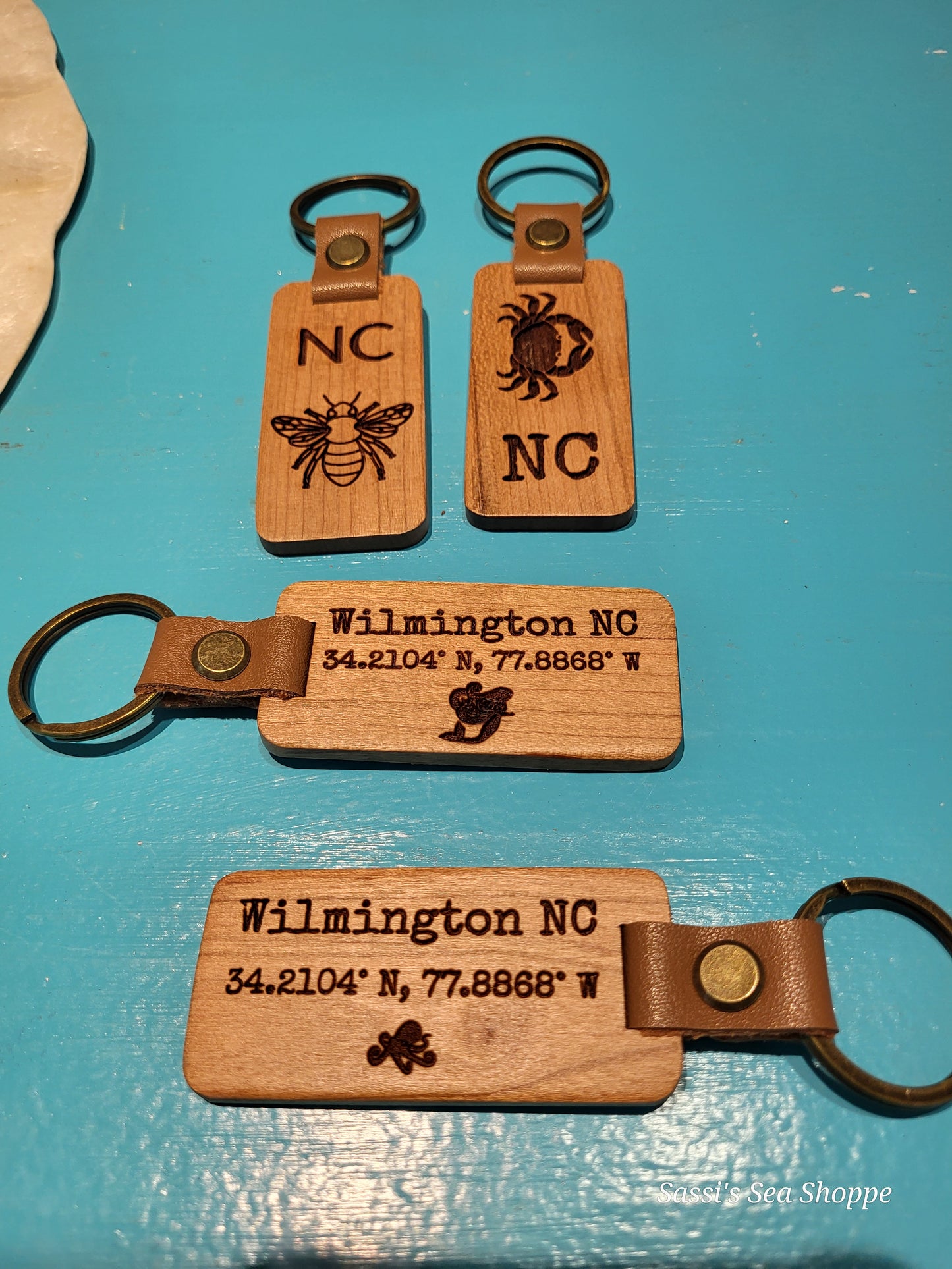 Laser cut keychain