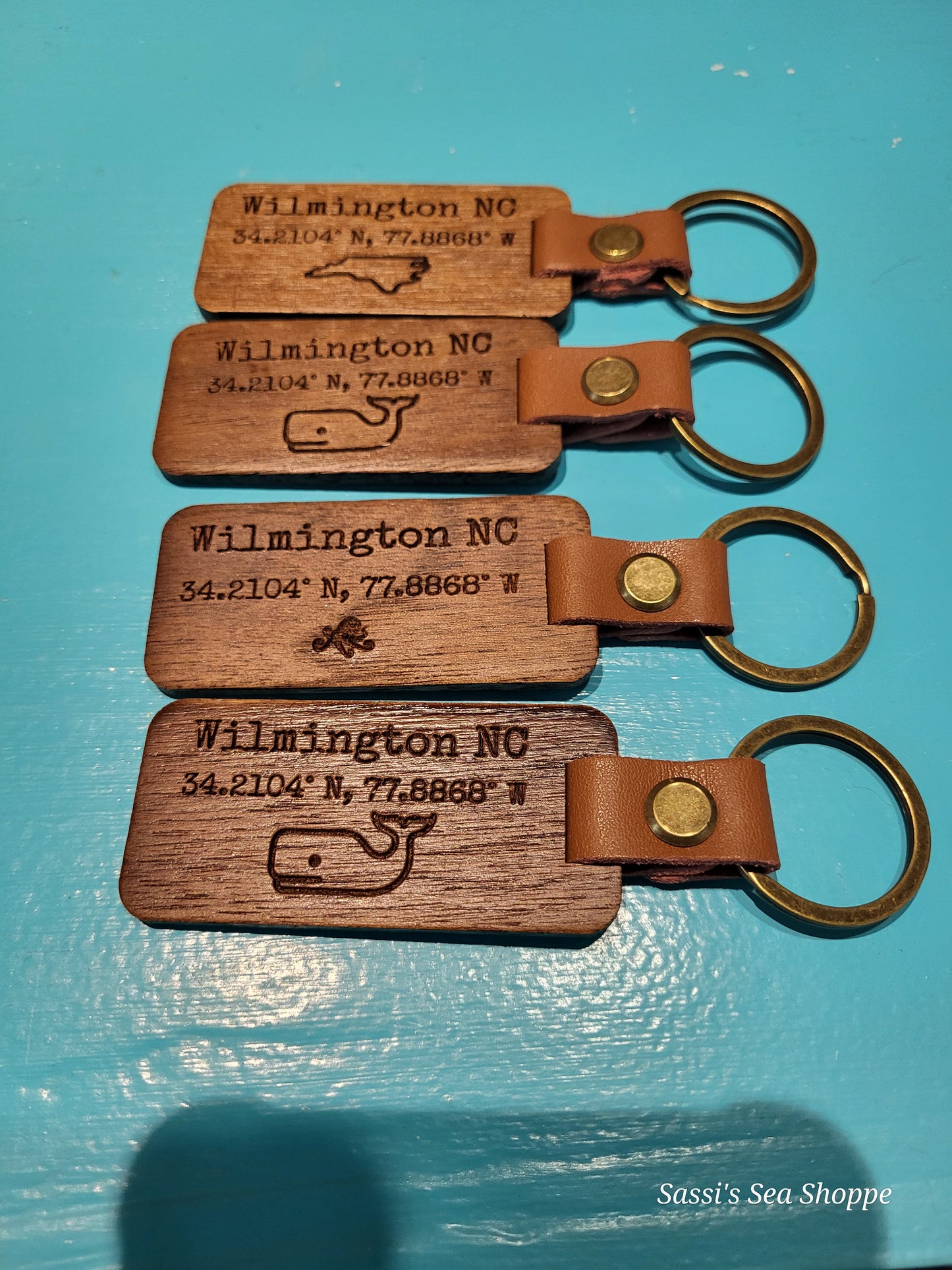 Laser cut keychain