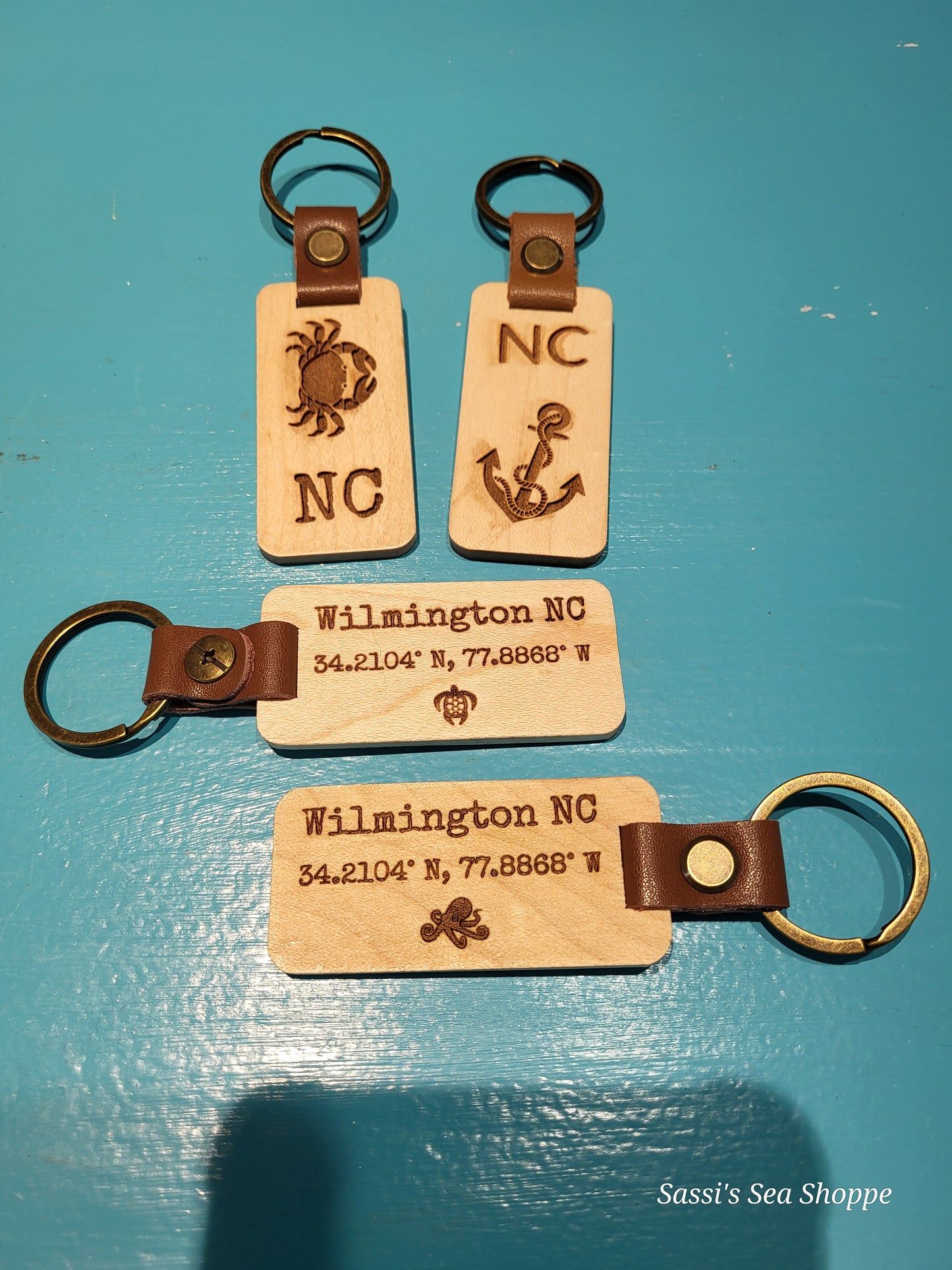 Laser cut keychain
