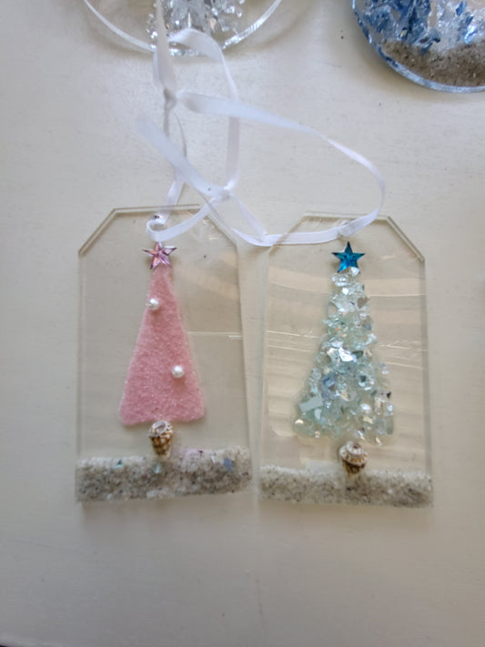 Acrylic tag ornament