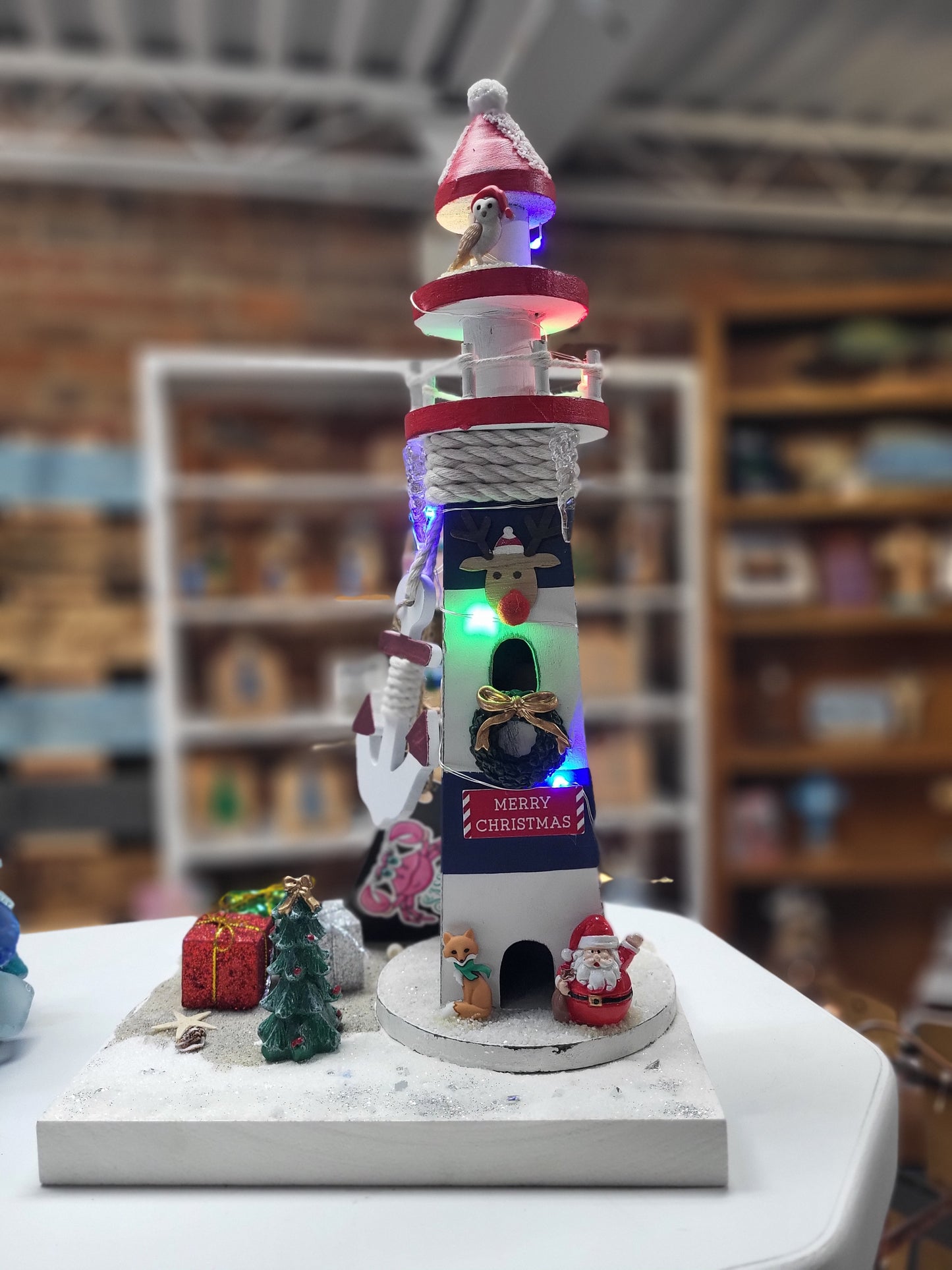 Lighthouse on platform