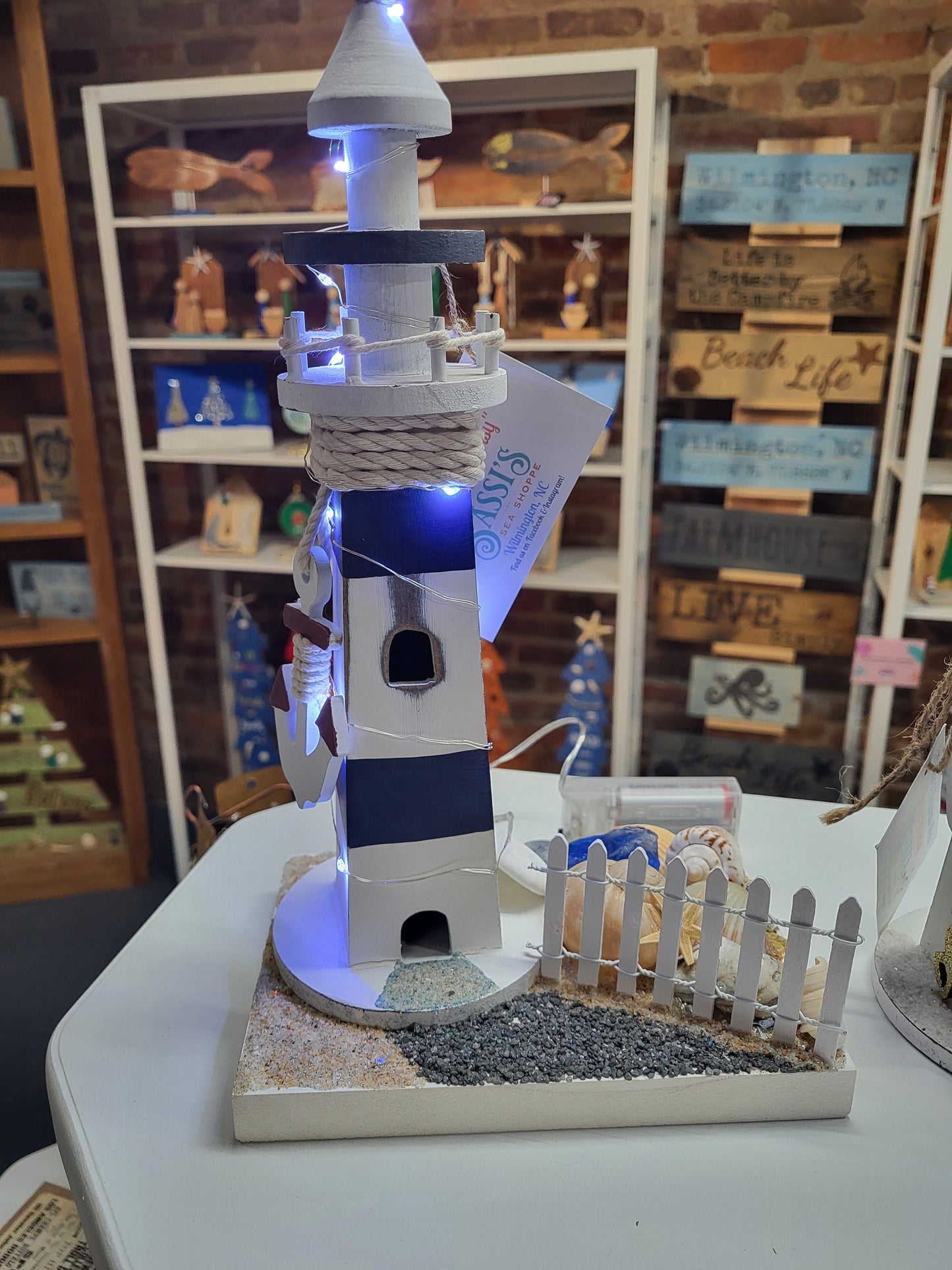 Lighthouse on platform