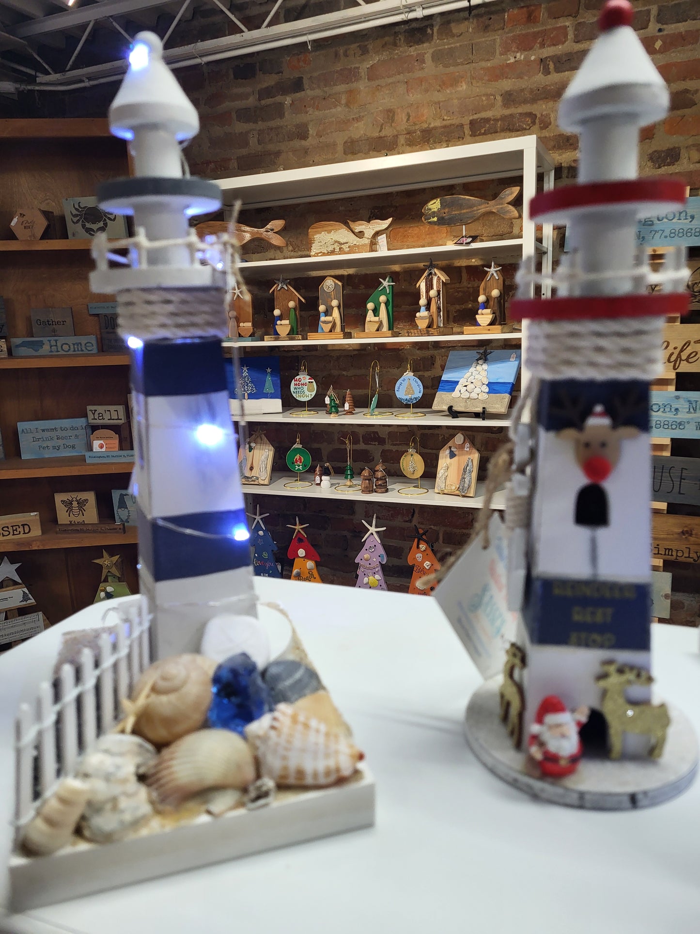 Lighthouse on platform