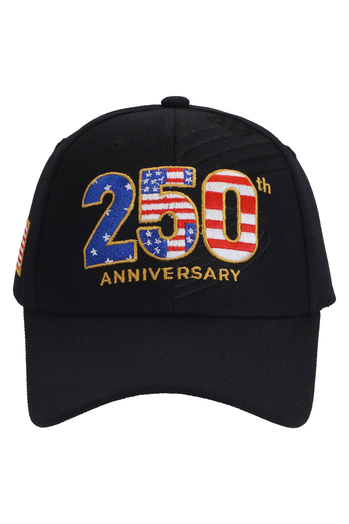 250th Anniversary USA Logo Velcro Back Acrylic Baseball Cap