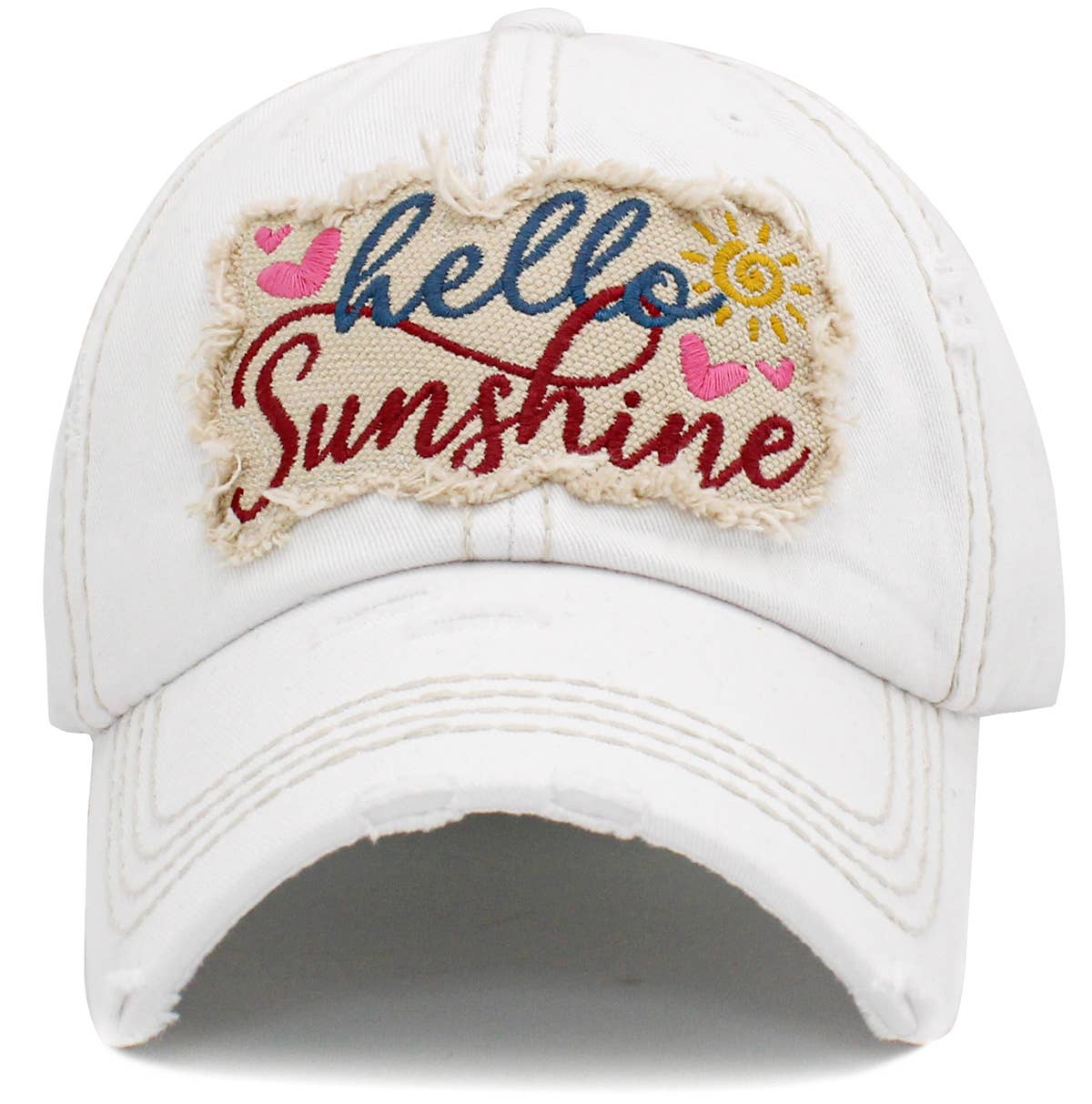 Hello Sunshine Washed Vintage Ballcap