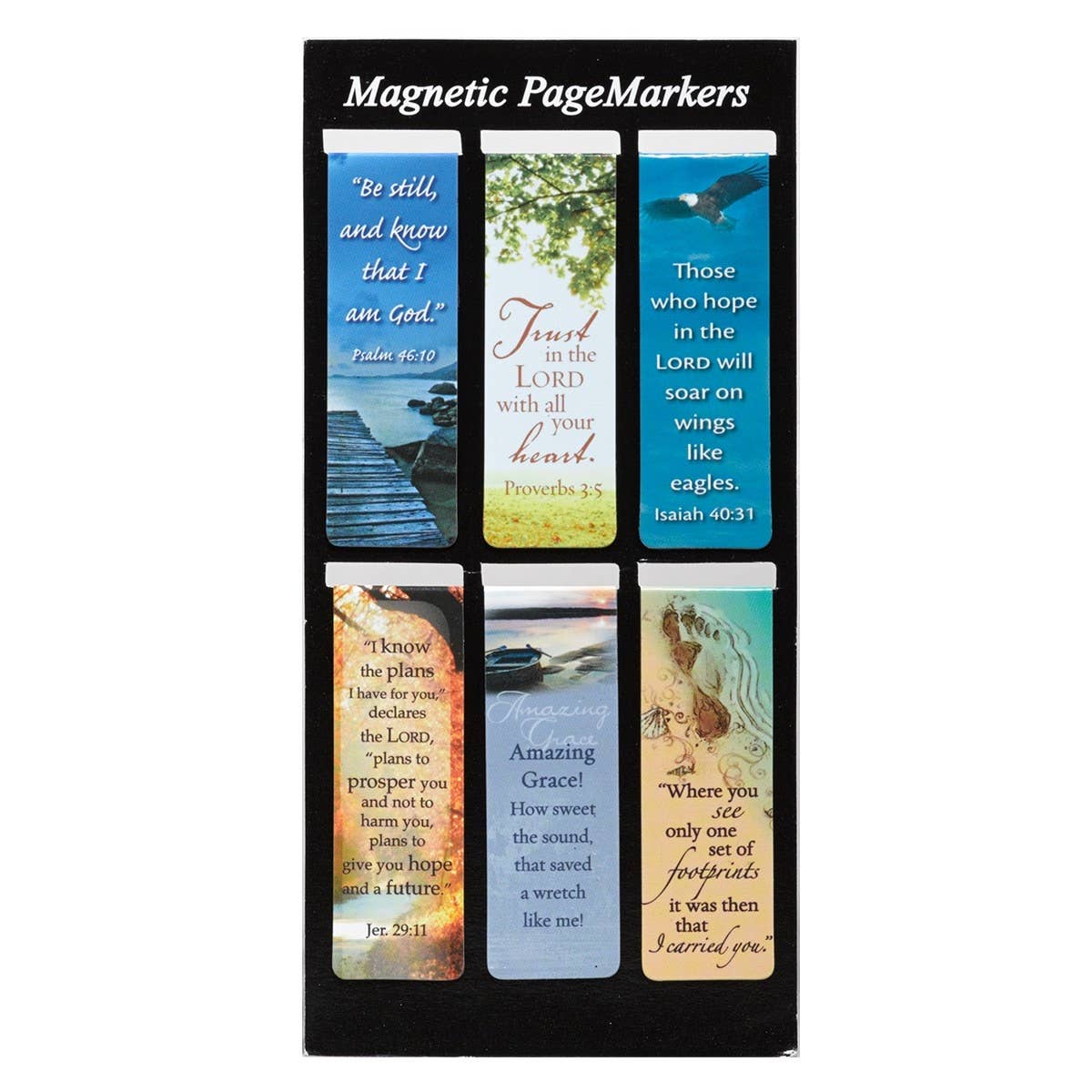 Magnetic bookmark assortment