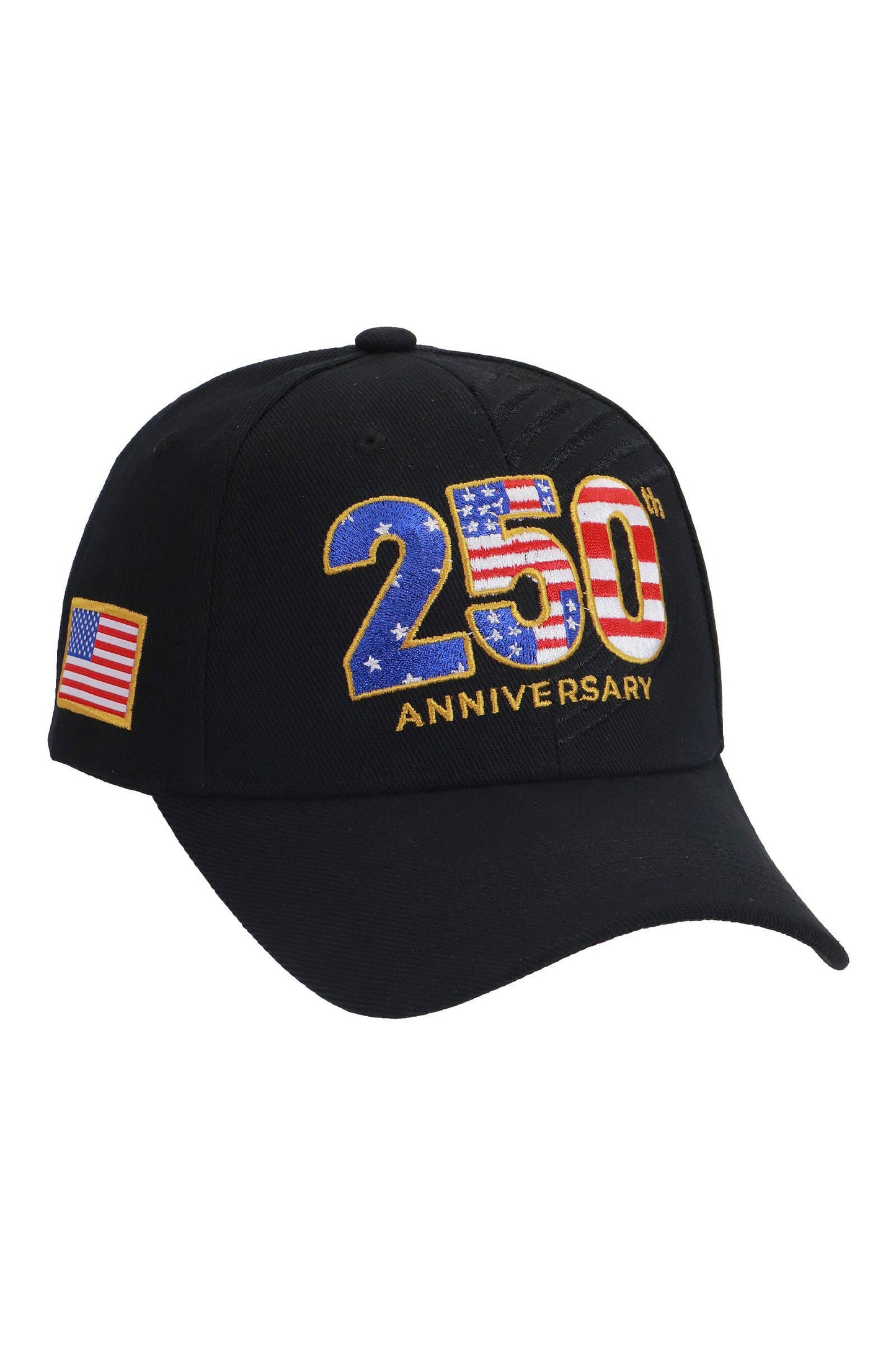 250th Anniversary USA Logo Velcro Back Acrylic Baseball Cap