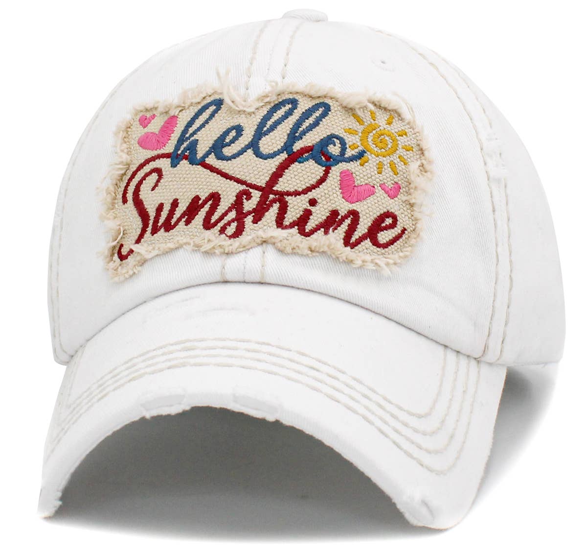 Hello Sunshine Washed Vintage Ballcap