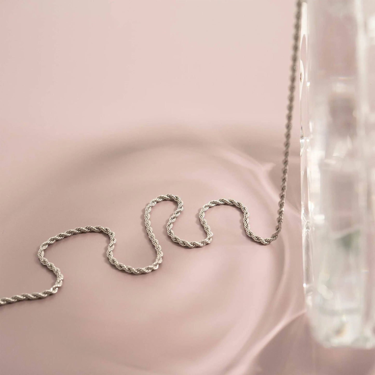 Stainless Steel Rope Chain Necklace