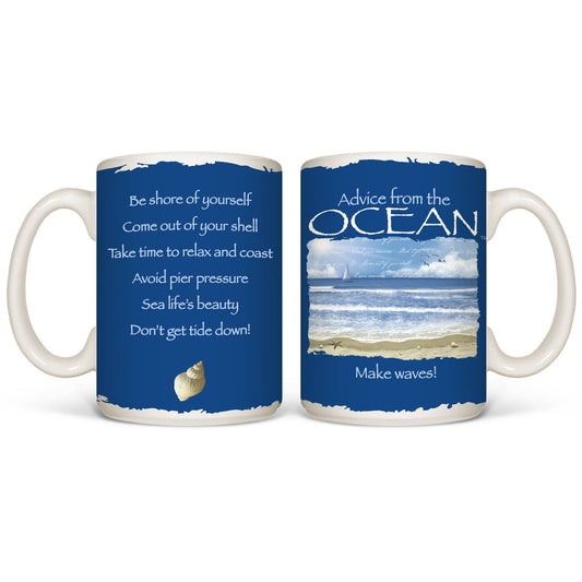Advice Ocean - White 15oz Mug