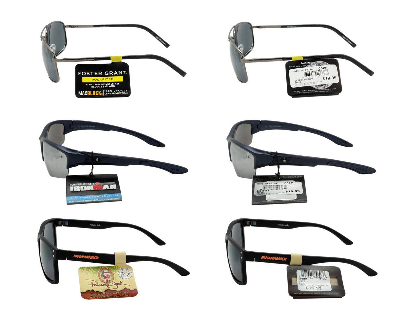 Foster Grant Sunglass Counter Display 48 PCS Assorted Styles