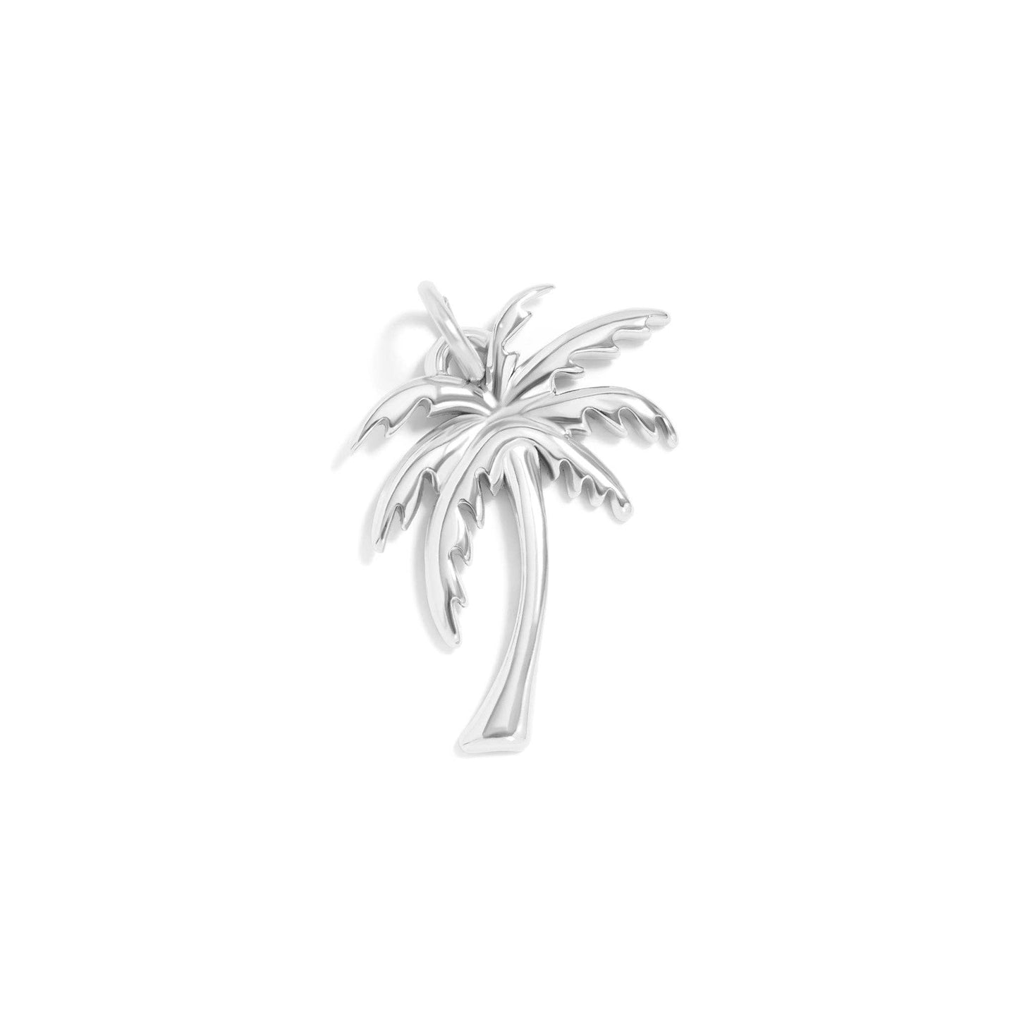 18K Gold PVD Stainless Steel Palm Tree Charm only