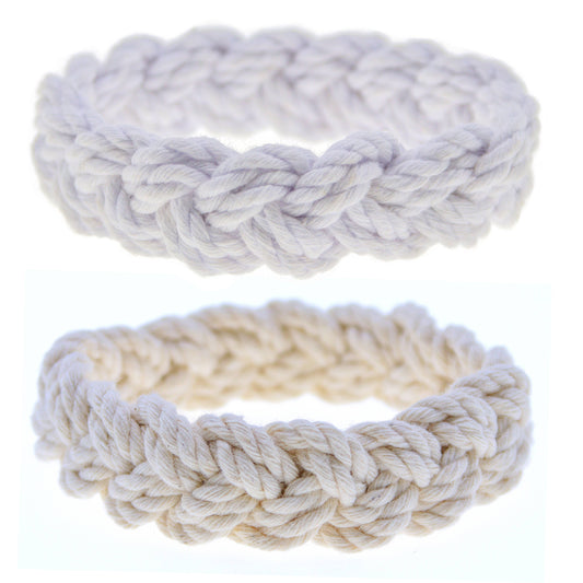 Handmade Sailor Knot bracelet- Natural Small